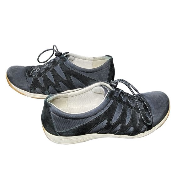Dansko Womens Black Harlie Sneaker Tennis Shoes Size 41 (10.5-11) Comfort Work - Picture 1 of 11